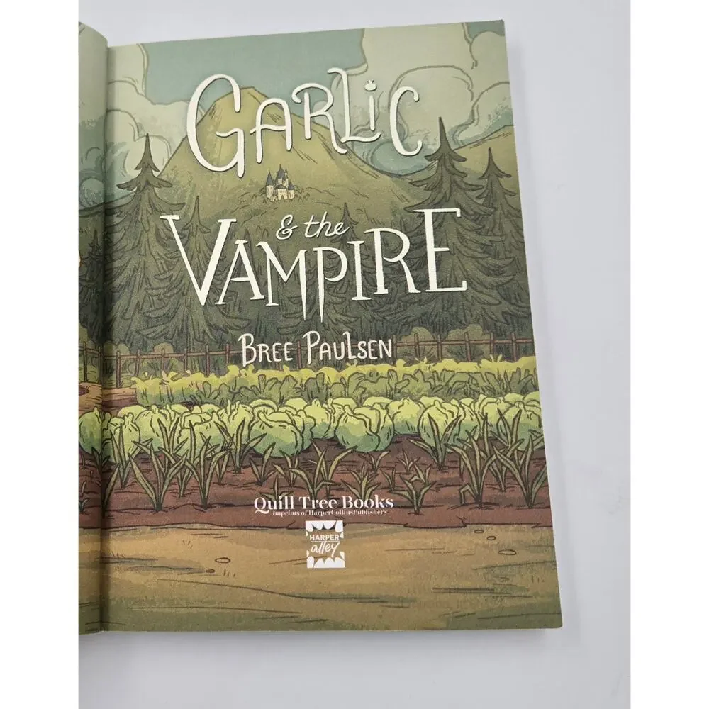 Garlic and the Vampire by Bree Paulsen (Softcover 2021) Ex-Library 1st Ed 4th Pr